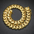 Miami Cuban Link Chain – 18K Gold Plated, 10mm to 22mm