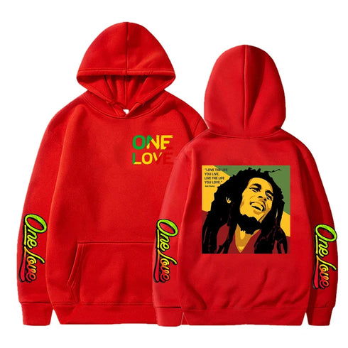 Bob Marley "One Love" Graphic Hoodie