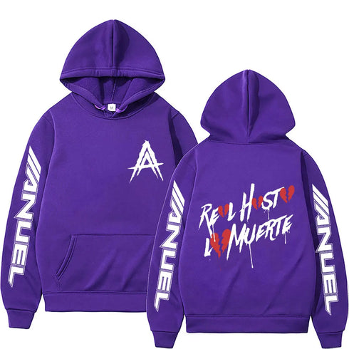 Anuel AA Real Hasta La Muerte Graphic Hoodie