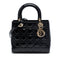 Lady Dior Bag Cannage Quilt Patent Medium