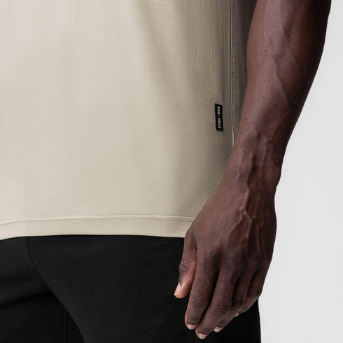 0923. Supima® Essential Tee - Sand Smoke