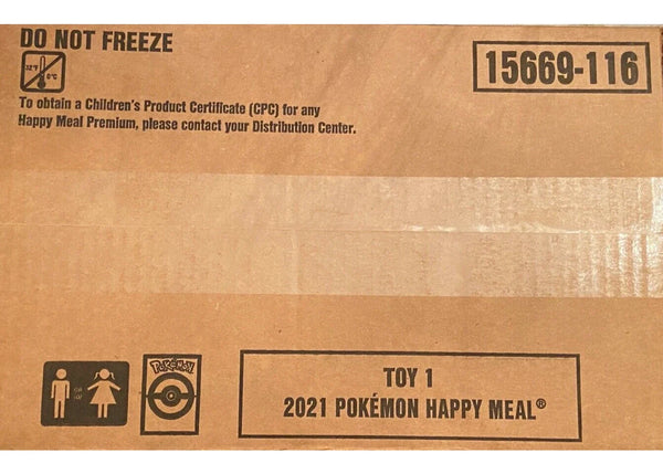 2021 Pokémon TCG McDonald's Happy Meal 25th Anniversary Sealed Case of 150 (Assorted) (English)