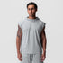 0983. Reversible 2-in-1 Cutoff Hoodie - Slate Grey