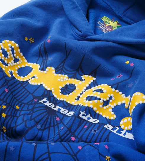 Sp5der TC Marina Hoodie Blue