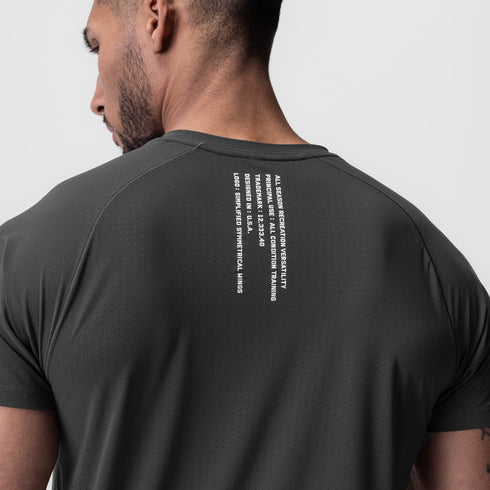0948. Laser-Vent™ Established Tee - Space Grey