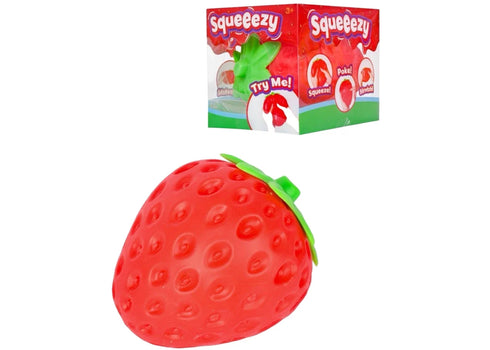 Sunny Days Entertainment Squeezy Strawberry Sensory Fidget Toy