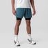 0865. Tetra-Lite® 5" Liner Short - Storm "Wings"/Black