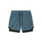 0865. Tetra-Lite® 5" Liner Short - Storm "Wings"/Black