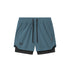 0865. Tetra-Lite® 5" Liner Short - Storm "Wings"/Black