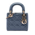 Lady Dior Chain Bag Cannage Quilt Patent Mini