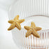 Vintage Sea & Shell Tarnish-Resistant Large Earrings