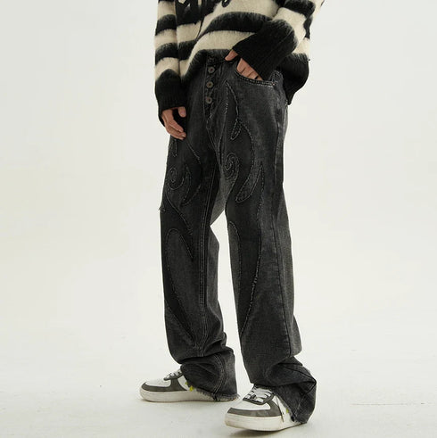 VVS Retro Straight Casual Jeans