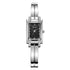 Porcelain Square Diamond Metal Women's Watch