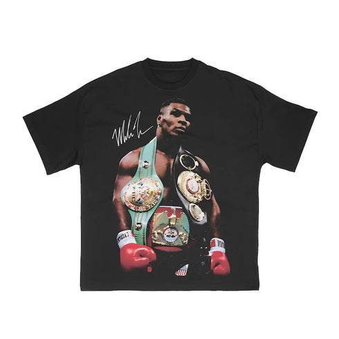 Mike Tyson Boxing Graphic T-Shirt