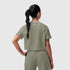 W018. AeroSilver® Cropped Tee - Sage