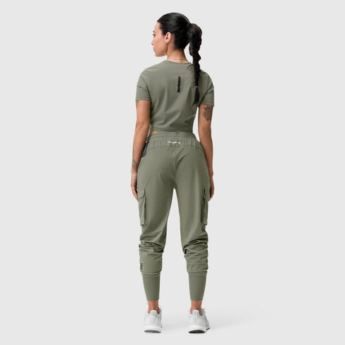 W032. Tetra-Lite® Cargo High Rib Jogger - Sage