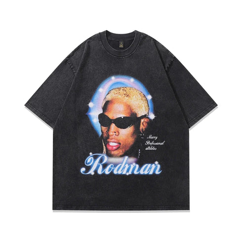 RODZILLA Fashion Vintage Loose Graphic T-Shirt
