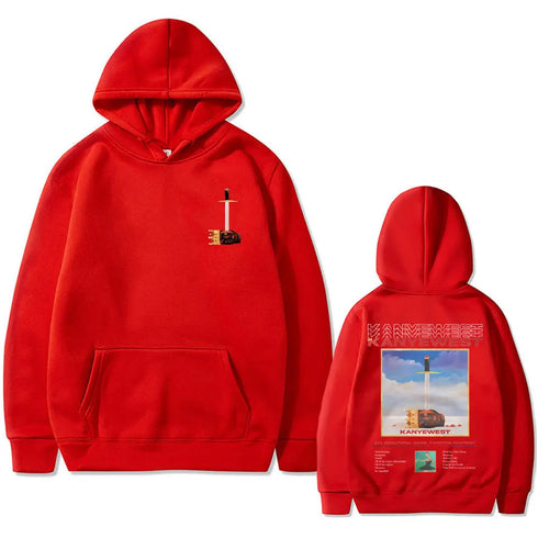 Kanye West 90s "Late My Beautiful Dark" Graphic Hoodies