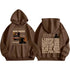 Vintage Casual Cotton Rod Wave Graphic Hoodies