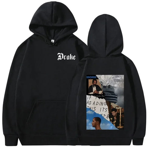 Drake Graphic Pull over Hoodies