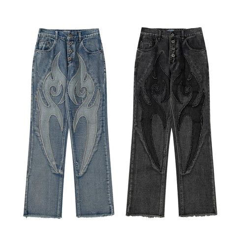 VVS Retro Straight Casual Jeans
