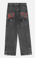 Embroidered Baggy Jeans