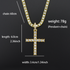 Iced Out Cross Tennis Chain