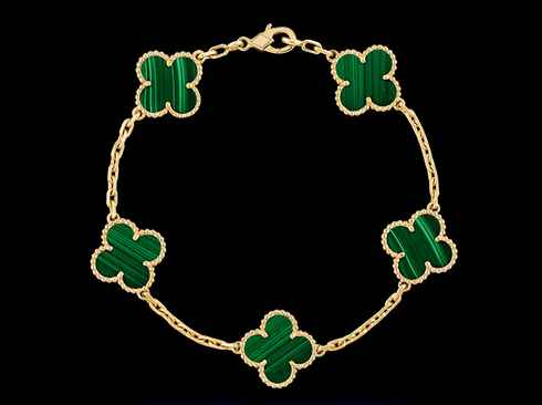 Clover Motif Alhambra Bracelet - 18k Gold