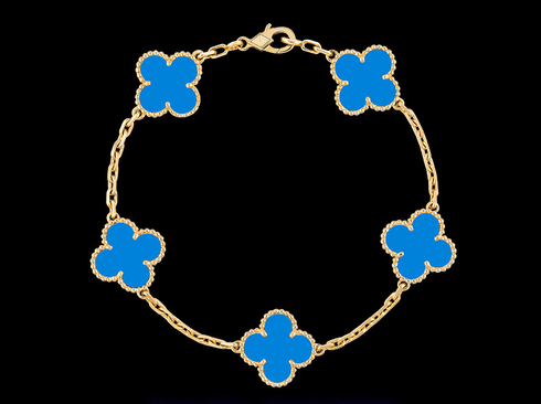 Clover Motif Alhambra Bracelet - 18k Gold