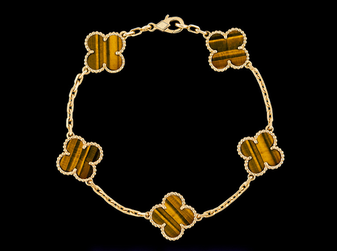 Clover Motif Alhambra Bracelet - 18k Gold