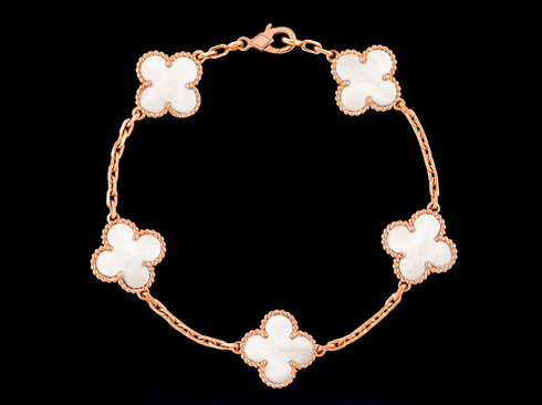 Clover Motif Alhambra Bracelet - 18k Gold