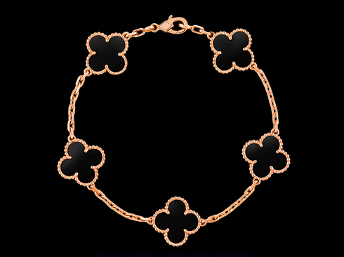 Clover Motif Alhambra Bracelet - 18k Gold