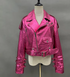 Geneviève Genuine Glossy Finish Leather Winter Jacket