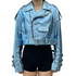 Geneviève Genuine Glossy Finish Leather Winter Jacket