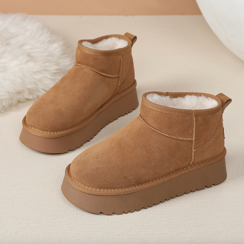 VVS Classic Winter Boots – Genuine Suede Leather, Wool Lined Snow Boots
