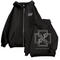 Streetwave Vintage Fleece Zipper Hoodie- Casual Oversized Style