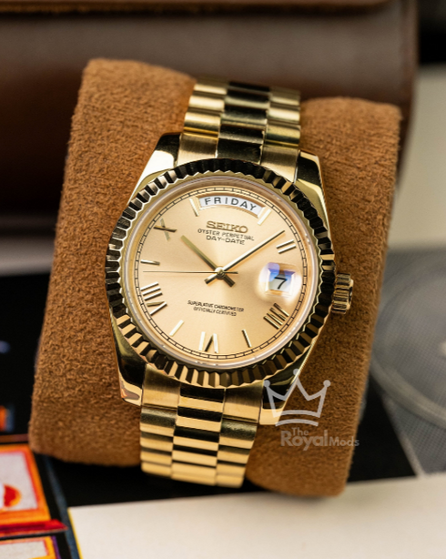 SeikMaster Day | Gold Champagne