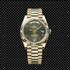Seikona Daydate | Gold Olive Green