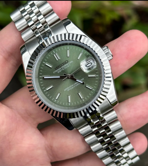 Seikjust | Silver Olive Green