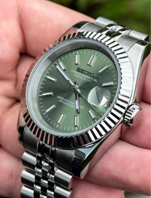 Seikjust | Silver Olive Green