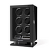 Premium Multi-Slot Watch Winder Safe (2/3/4/6) – Digital Fingerprint, Smart Remote Control
