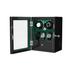 Watch Winder for 2 Watches with 3 Storage Holders, Silent Mabuchi Motor – Green