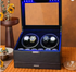 4+6 Rotating Watch Winder for Mechanical Watches – Silent Automatic Organizer