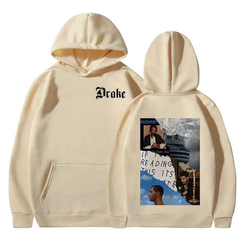 Drake Graphic Pull over Hoodies