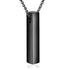 Custom Name Stainless Steel Bar Urn Pendant Necklace