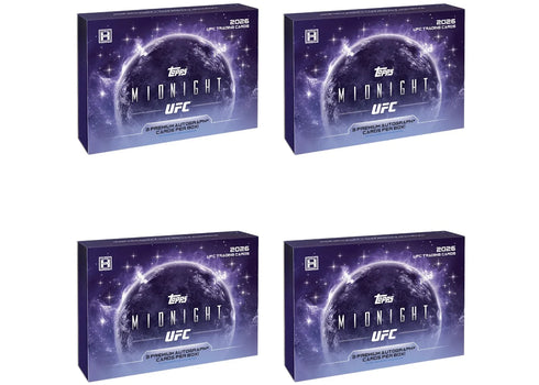 2026 Topps Midnight UFC Hobby Box 4x Lot