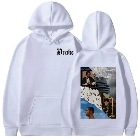 Drake Graphic Pull over Hoodies