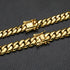 Miami Cuban Link Chain – 18K Gold Plated, 10mm to 22mm