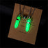 Couple Magnetic Heart-Shaped Luminous Hexagonal Pendant