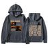 Vintage Casual Cotton Rod Wave Graphic Hoodies